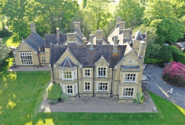 Arial view of Park House
